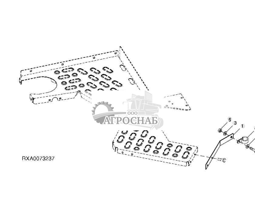 BRACKET, CLAMP (ACTIVE SEAT) 